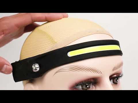 Silicone LED Smart Sensor Light Outdoor Strong Light Long-Beam Headlight(Black) - YouTube Video