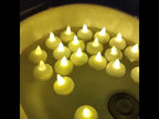 12 PCS  Waterproof Candles SPA Shower Water Decorative Candle Lights LED Floating Candles(Warm White Light) - YouTube Video