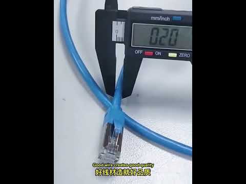JINGHUA Category 6 Gigabit Double Shielded Router Computer Project All Copper Network Cable, Size: 1M(Blue) - YouTube Video
