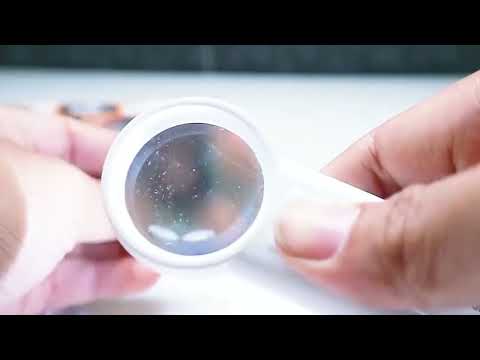 JAKEMY JM-Z19 Portable 8X Optical Magnifier with LED Light - YouTube Video
