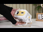 JY325 1280 x 720P 200ANSI Amlogic H713 CPU Android 11.0 Portable Projector, US Plug(White) - YouTube Video