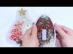 Crystal Epoxy Resin Christmas Tree Silicone Mold Without Bead Chain - YouTube Video