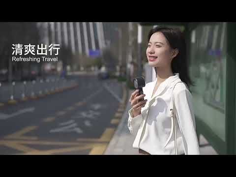 H03 High Speed Handheld Folding Fan(Black) - YouTube Video