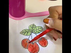 Smart Children Projection Painting Board Multifunctional Drawing Table Toy Set(Blue) - YouTube Video