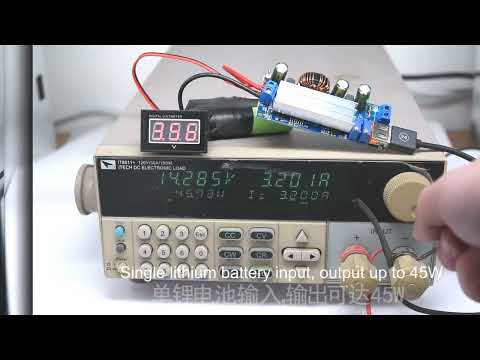 3.7V 2-24V To 5V12V DC-DC High Power Boost Module(PCB) - YouTube Video