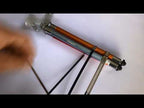 100 PCS 4.6x550mm Stainless Steel Metal Cable Ties Tie Zip Wrap Exhaust Heat Straps Induction Pipe - YouTube Video