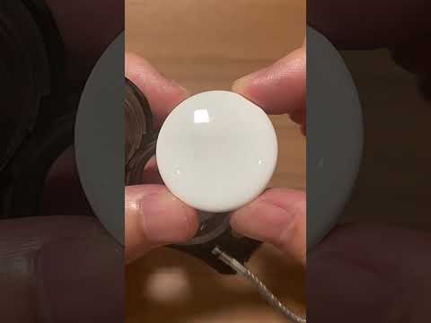 For AirTag 2nd Gen / AirTag 1st Gen Positioning Tracker Steel Wire Hook Waterproof Protective Cover(Black) - YouTube Video