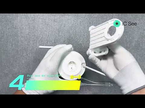 QX102 3MP WiFi Triple Camera Supports Two-way Voice Intercom & Infrared Night Vision(EU Plug) - YouTube Video