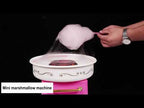 Retro Trolley Mini Cotton Candy Machine, Specification:U.S. Regulations 110 V(Pink) - YouTube Video