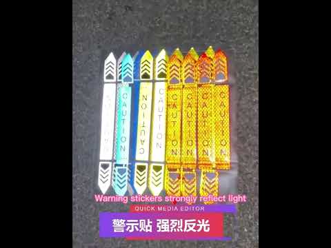 5sets Car Opening Door Anti-Collision Safety Warning Reflector(Diamond Yellow) - YouTube Video