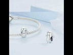 BSC746 Sterling Silver S925 Cute Animal Lop Rabbit Beaded Bracelet - YouTube Video
