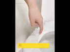 20pcs Paste Portable Waterproof Non-woven Disposable Toilet Seat Cover(White) - YouTube Video