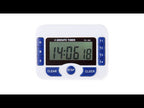 PS-360 4 Groups Alarm Timer Digital Kitchen Countdown Clock - YouTube Video