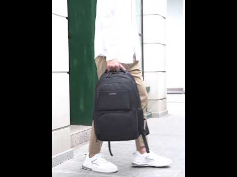 cxs-615 Multifunctional Oxford Laptop Bag Backpack (Light Grey) - YouTube Video
