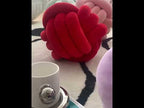 Hand-Made Knotted Ball Pillow, Size: Diameter: 25~30cm(Skin Powder) - YouTube Video