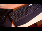 Logitech MK850 Wireless Bluetooth Keyboard Mouse Set - YouTube Video