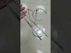 Stainless Steel Kebab Barbecue Hanging Rack Thick Skewers String Incense Stand With 4 Stitches - YouTube Video