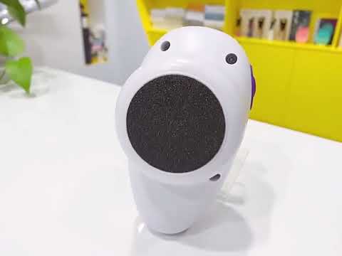 Ergonomic Design Multifunctional Exfoliating Scrub Peeling Callus Scraper Electric Foot Grinder - YouTube Video