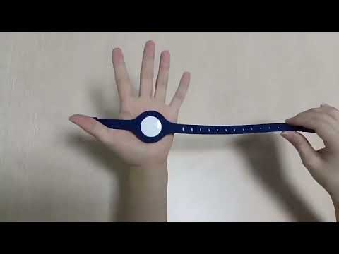 Anti-scratch Shockproof Silicone Bracelet Strap Protective Cover Case For AirTag 2nd Gen / AirTag 1st Gen(Red) - YouTube Video