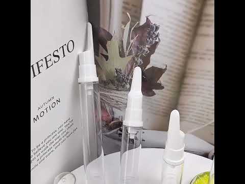 5 PCS Clear Empty Travel Portable Refillable Plastic Pump Bottle Containers, 5ml - YouTube Video