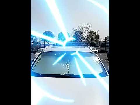 Car Windshield Sun Protection Heat Insulation Special-shaped Sunshade, Size: Small - YouTube Video