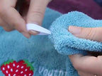 Microfiber Hair Towel Wrap For Women Super Absorbent Quick Dry Hair Drying Cap With Cute Embroidery Soft Coral Fleece Hair Turban(Blue) - YouTube Video