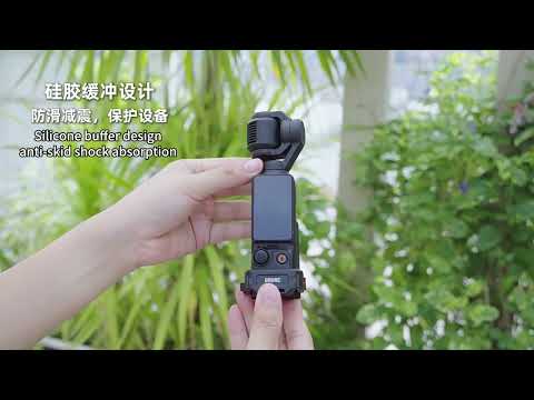 For DJI Osmo Pocket 3 BRDRC Magnetic Mount Expandable Back Clip Adapter(Pink) - YouTube Video