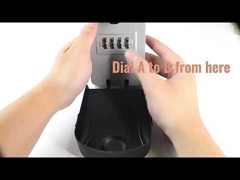 G11 Punch-free Double Key Storage Box(Grey) - YouTube Video