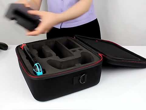 EVA Hard Shell Convenient Host Storage Bag For Nintendo Switch(Upgrade Big Bag) - YouTube Video