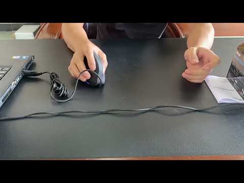ZELOTES T20 6-Keys Vertical Grip Ergonomic Laptop Wired Mouse(Black) - YouTube Video