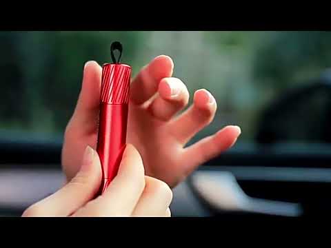 Vehicle-Mounted Multifunctional Broken Window Escape Safety Hammer(Black) - YouTube Video