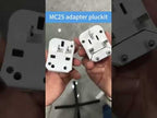 Yesido MC25 750W Universal Multifunction Travel Plug Adapter Kit with Storage Case(White) - YouTube Video