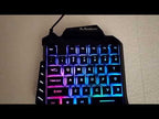 K-Snake G92 Single Small Keyboard Mobile Games Luminous Robotic Machine Sensory Game Keyboard(Black) - YouTube Video