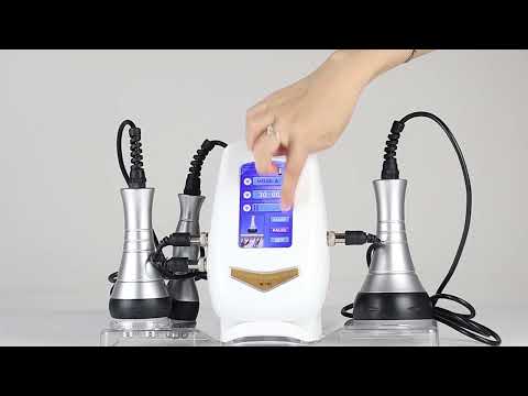 3-in-1 40K Ultrasonic Fat Blasting Device  Radio Frequency Beauty Device Metal Handle(US Plug) - YouTube Video