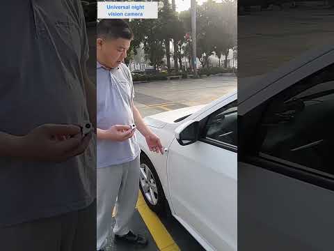 Punch-Free Car Imaging Side View Blind Spot Car Universal Night Vision Camera, Specifications: AHD1080P Black - YouTube Video
