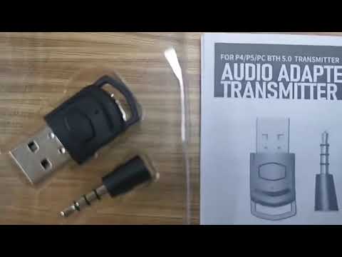 Bluetooth Audio Transmitter For PS5 / PS4 / PC(Black) - YouTube Video