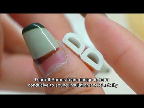 250cm x 2cm Doors Windows Windproof Soundproof Warm Sealing Strips - YouTube Video