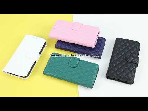 For Motorola Moto G42 4G Diamond Lattice Zipper Wallet Leather Flip Phone Case(Blue) - YouTube Video