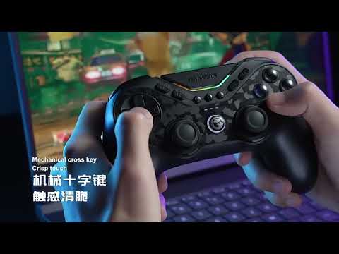 GameSir T3 Pro Nine-Tailed Fox Wireless Bluetooth Game Controller Set - YouTube Video