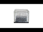IP68 Waterproof Solar Powered Tempered Glass Outdoor LED Buried Light Garden Decoration Lamp with 0.2W Solar Panel(Red Light) - YouTube Video