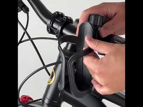 Baby Stroller Universal Cup Braking Bottle Rack Bicycle Kettles Cup Holder Bottle Rack(Black) - YouTube Video