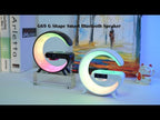 G69 G Shape Smart Bluetooth Speaker Support Wireless Charger & Alarm Clock & Wake-up Light, Without APP(Black) - YouTube Video