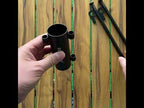 COOL CAMP Sky Curtain Rod Holder Tent Awning Strut Fixed Pipe(Black) - YouTube Video