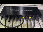 NK-BT88 4K 3x3 HDMI Video Wall Controller Multi-screen Splicing Processor with Remote Controller, Plug:UK Plug - YouTube Video