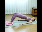 X001 Home Sports Fat Reduction Inflatable Stepper(Hibiscus Pink) - YouTube Video