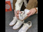 Couple Style Breathable Running Casual Sneakers, Size: Women 35(Beige) - YouTube Video
