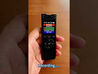 ZD70 Smart HD Noise Reduction Voice Control Recording Pen(Black) - YouTube Video