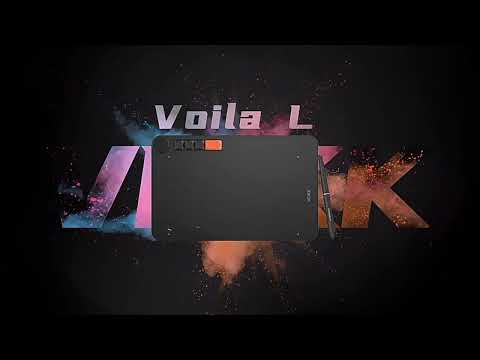 VEIKK VO1060 Digital Drawing Board Handwriting Board With Passive Wireless Pen - YouTube Video