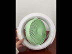 Night Light Desktop Folding Fan Outdoor Camping Hanging Mini Fan, Color: Orange Basic - YouTube Video