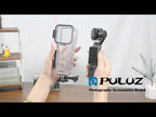 For DJI Osmo Pocket 4 PULUZ Gimbal Camera Underwater Waterproof Housing Diving Case (Transparent) - YouTube Video